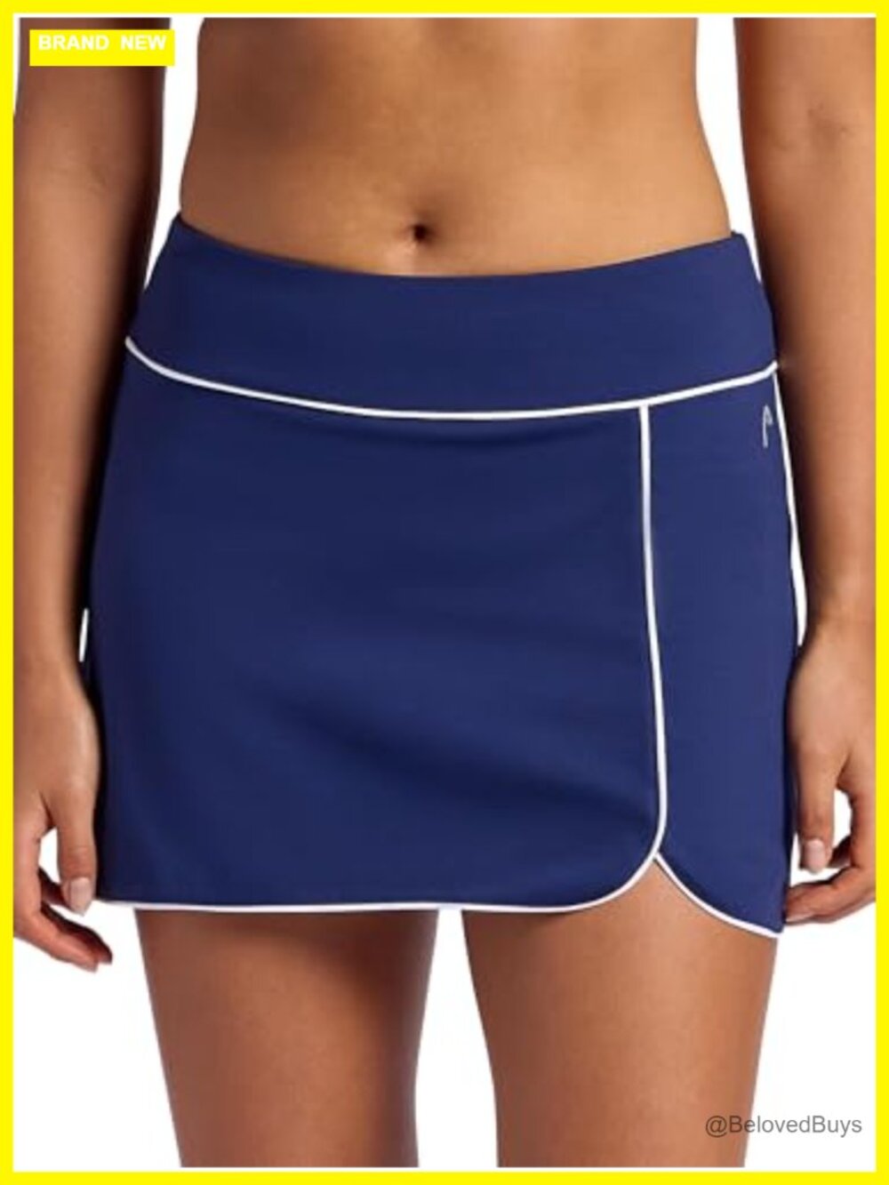 Women's Piping Skort with Built-in Compression Shorts
